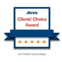 Avvo | Client's Choice Award | 5 stars