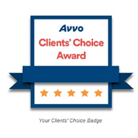 Avvo | Client's Choice Award | 5 stars