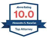 AVVO Rating | 10.0 | Alexandra S. Kazarian | Top Attorney